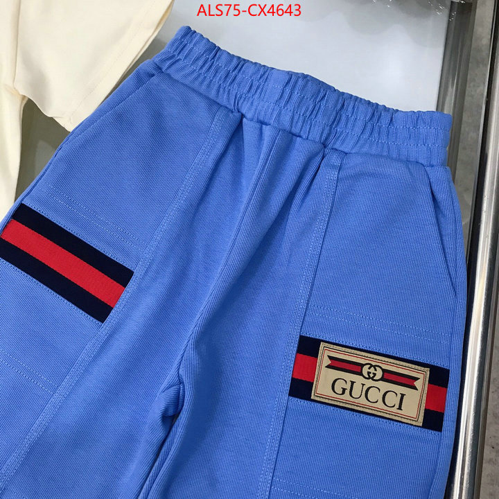 Kids clothing-Gucci highest quality replica ID: CX4643 $: 75USD