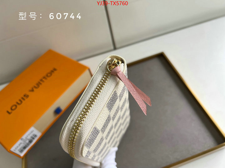 LV Bags(4A)-Wallet shop cheap high quality 1:1 replica ID: TX5760 $: 39USD,