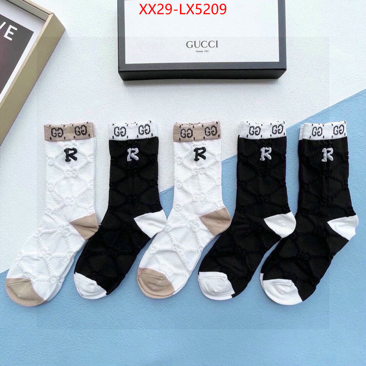 Sock-Gucci cheap online best designer ID: LX5209 $: 29USD