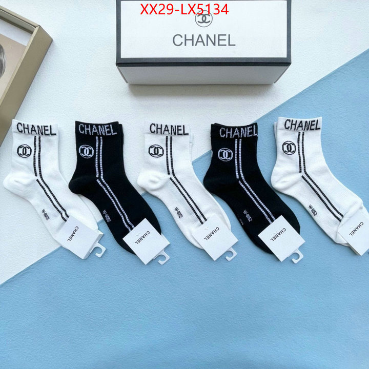 Sock-Chanel best quality designer ID: LX5134 $: 29USD