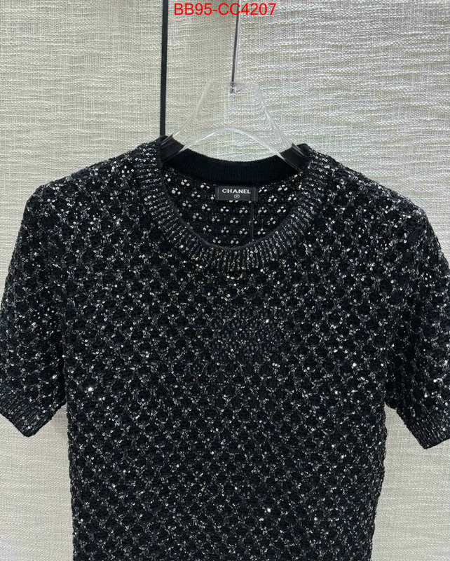 Clothing-Chanel what is aaaaa quality ID: CC4207 $: 95USD