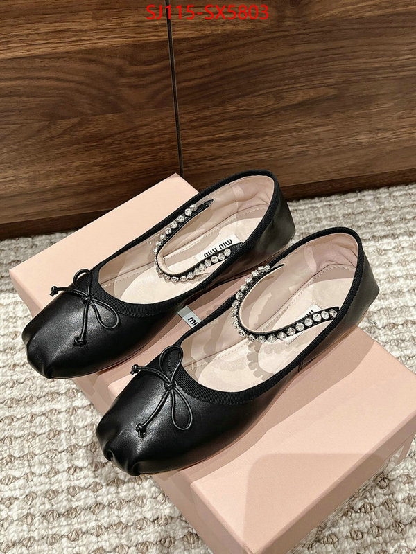 Women Shoes-Miu Miu 2024 aaaaa replica 1st copy ID: SX5803 $: 115USD