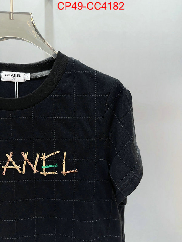 Clothing-Chanel 2024 perfect replica designer ID: CC4182 $: 49USD