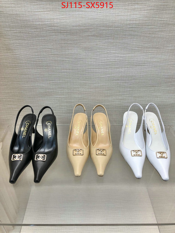 Women Shoes-Chanel high quality designer ID: SX5915 $: 115USD