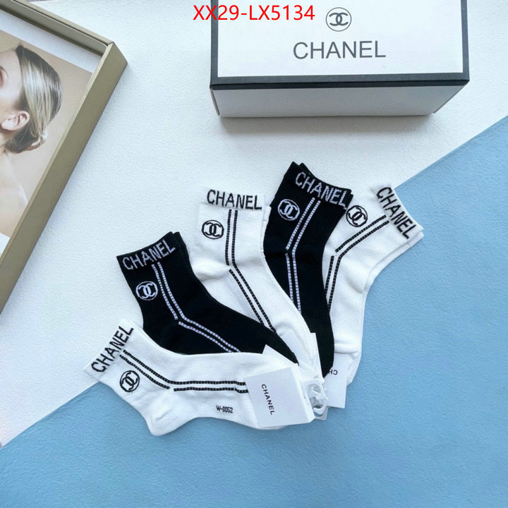 Sock-Chanel best quality designer ID: LX5134 $: 29USD