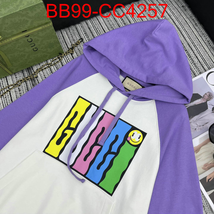 Clothing-Gucci highest product quality ID: CC4257 $: 99USD