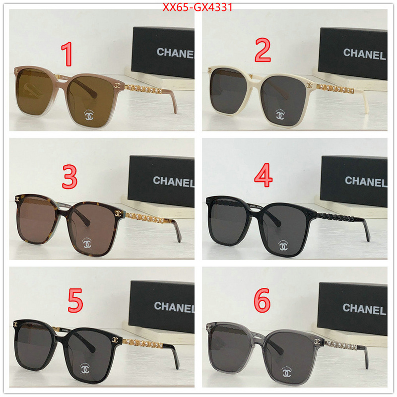 Glasses-Chanel buy high quality cheap hot replica ID: GX4331 $: 65USD