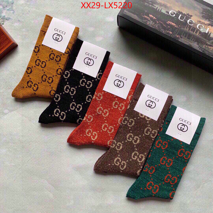 Sock-Gucci supplier in china ID: LX5220 $: 29USD