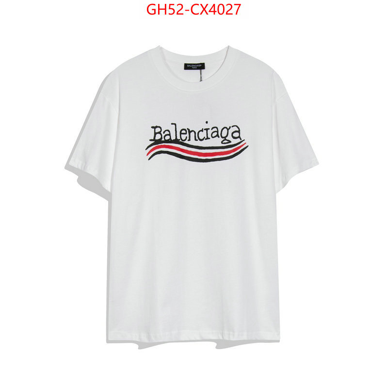 Clothing-Balenciaga 7 star quality designer replica ID: CX4027 $: 52USD