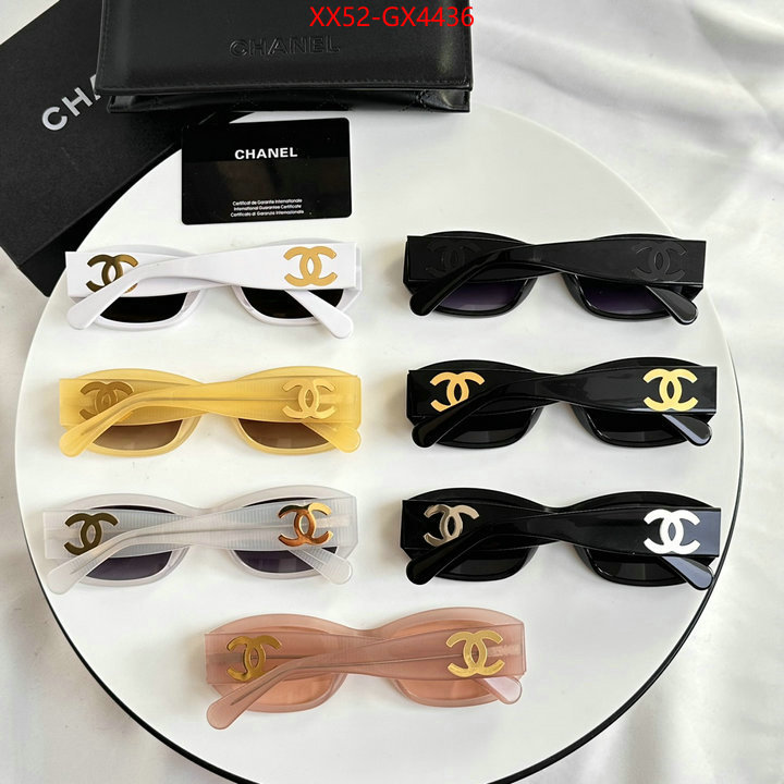 Glasses-Chanel we provide top cheap aaaaa ID: GX4436 $: 52USD