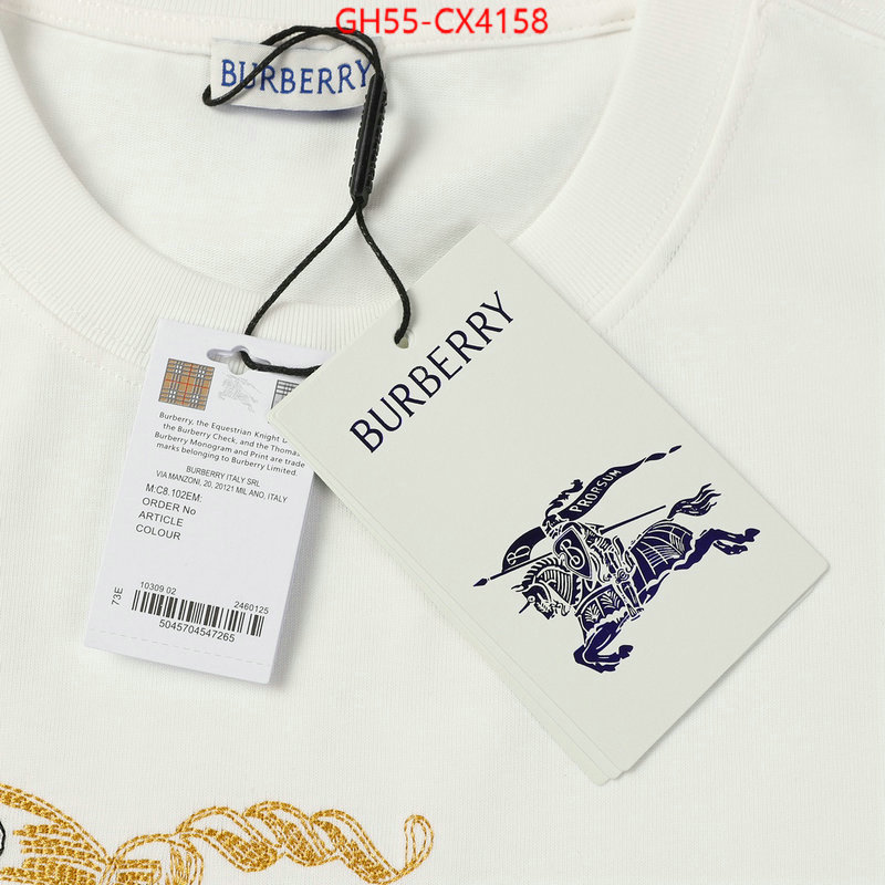 Clothing-Burberry buy the best high quality replica ID: CX4158 $: 55USD