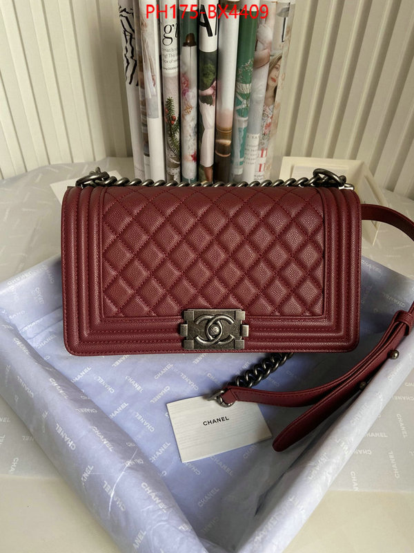 Chanel Bags(TOP)-Le Boy online sale ID: BX4409 $: 175USD,