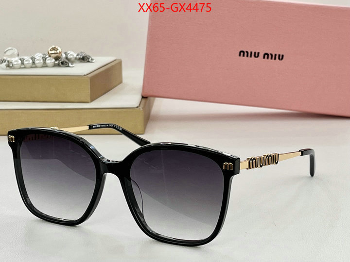 Glasses-Miu Miu at cheap price ID: GX4475 $: 65USD
