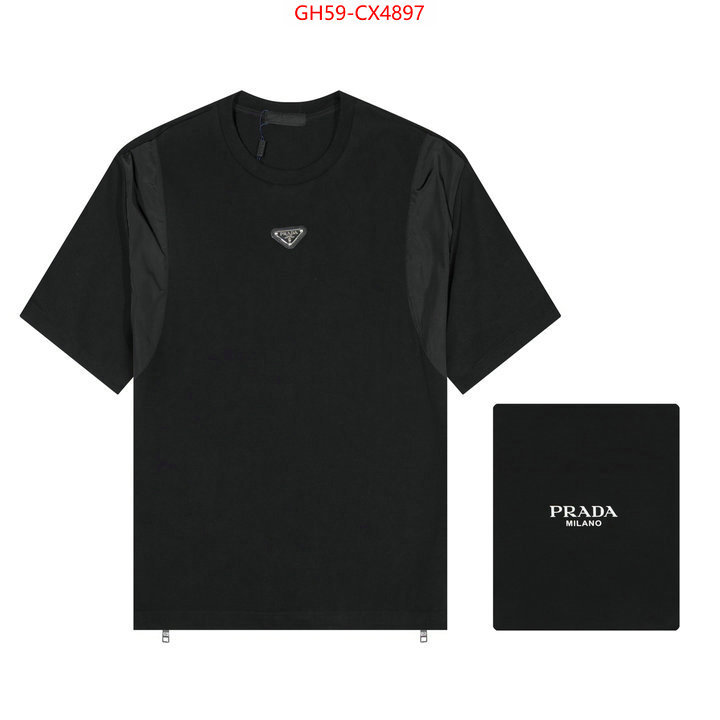 Clothing-Prada high quality online ID: CX4897 $: 59USD