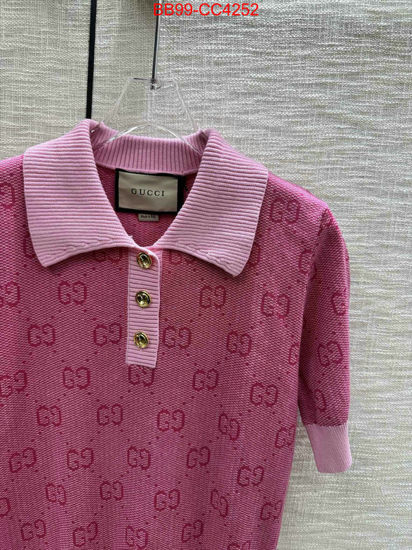 Clothing-Gucci cheap replica ID: CC4252 $: 99USD