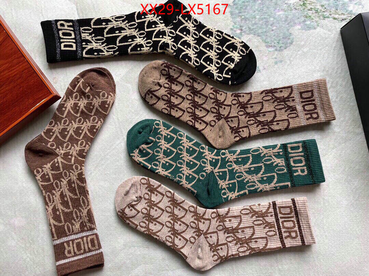 Sock-Dior good quality replica ID: LX5167 $: 29USD