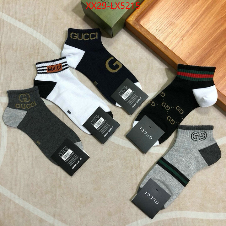 Sock-Gucci highest product quality ID: LX5215 $: 29USD