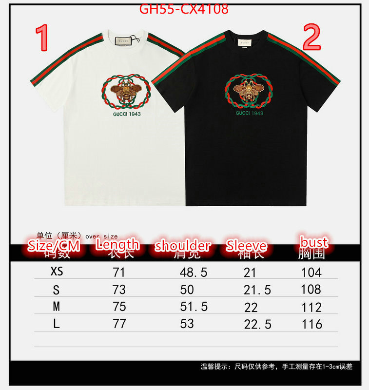 Clothing-Gucci replica how can you ID: CX4108 $: 55USD