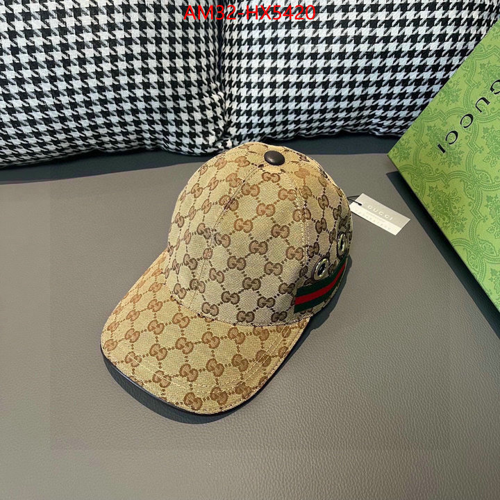 Cap(Hat)-Gucci 1:1 replica ID: HX5420 $: 32USD