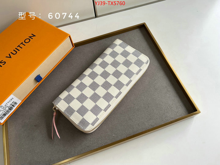 LV Bags(4A)-Wallet shop cheap high quality 1:1 replica ID: TX5760 $: 39USD,