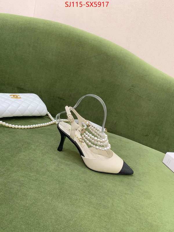 Women Shoes-Chanel top 1:1 replica ID: SX5917 $: 115USD