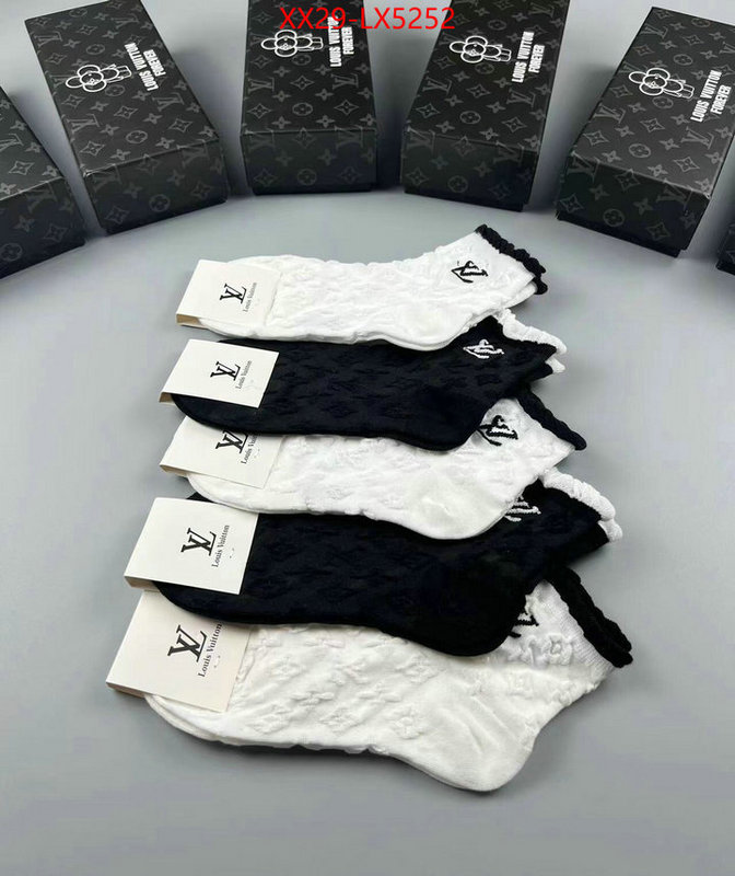 Sock-LV styles & where to buy ID: LX5252 $: 29USD