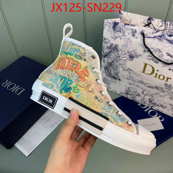 Men shoes-Dior high quality 1:1 replica ID: SN229 $: 125USD