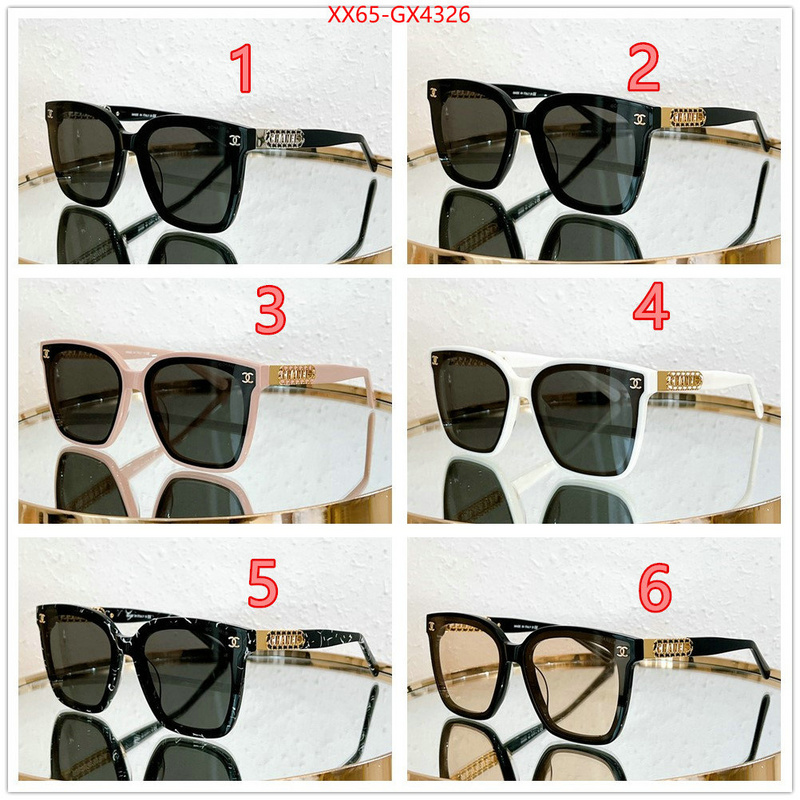 Glasses-Chanel best wholesale replica ID: GX4326 $: 65USD