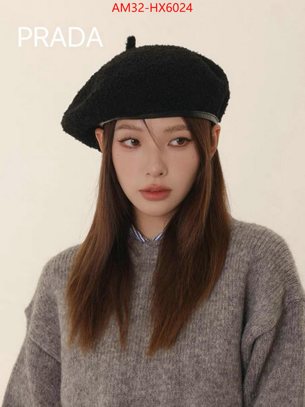 Cap (Hat)-Prada the top ultimate knockoff ID: HX6024 $: 32USD