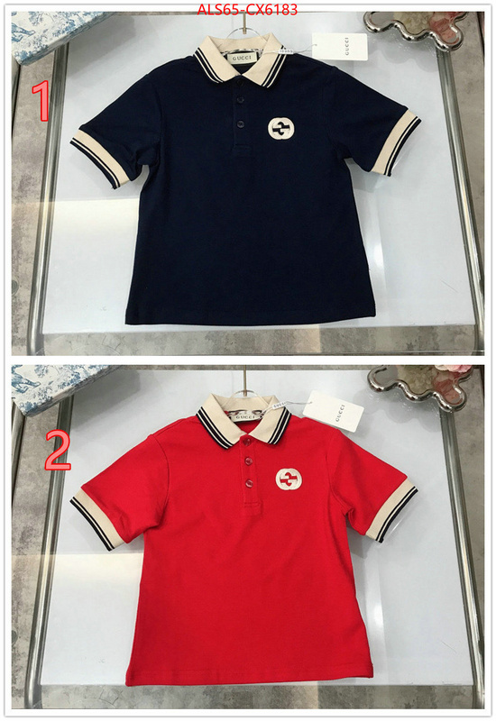 Kids clothing-Gucci top perfect fake ID: CX6183 $: 65USD