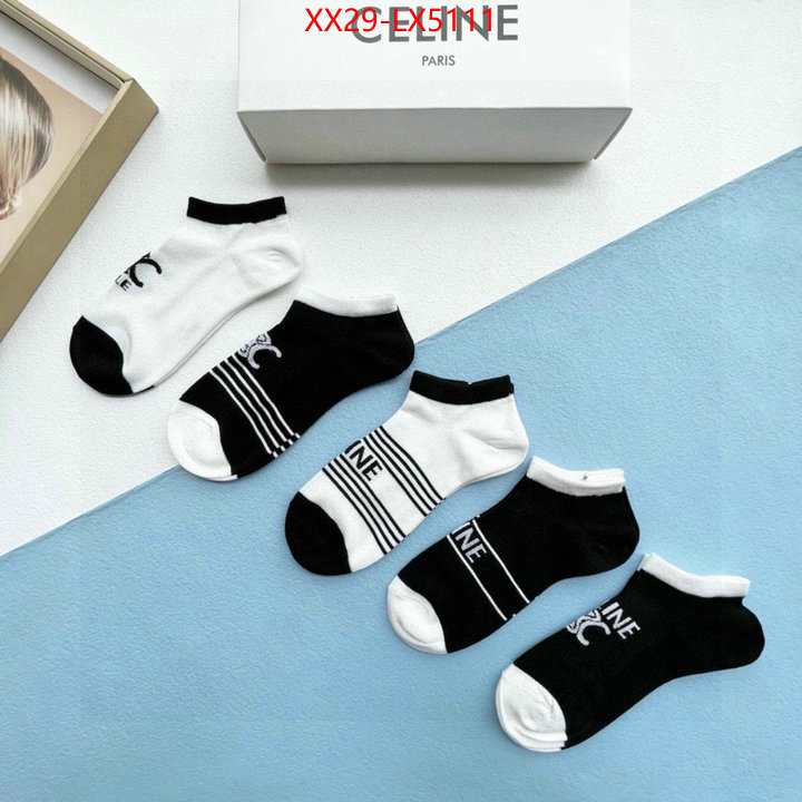 Sock-CELINE where to buy replicas ID: LX5111 $: 29USD