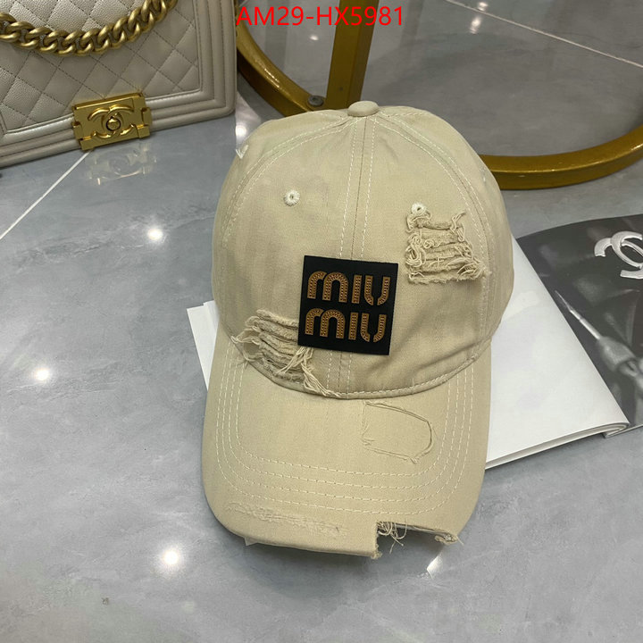 Cap(Hat)-Miu Miu what's the best place to buy replica ID: HX5981 $: 29USD