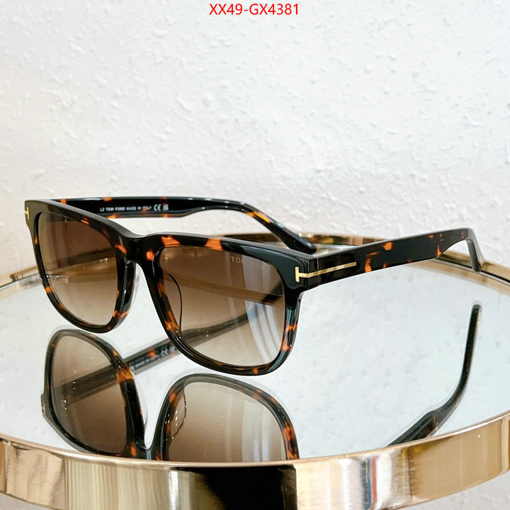 Glasses-Tom Ford luxury fashion replica designers ID: GX4381 $: 49USD