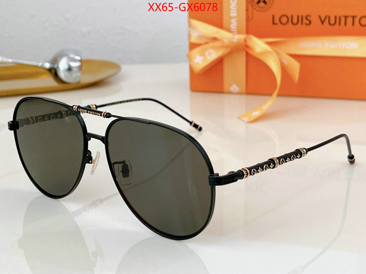 Glasses-LV the quality replica ID: GX6078 $: 65USD