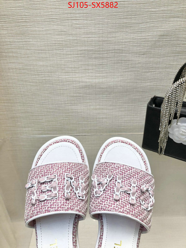 Women Shoes-Chanel customize best quality replica ID: SX5882 $: 105USD