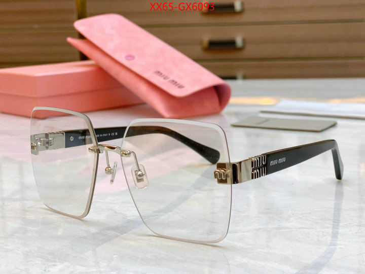 Glasses-Miu Miu shop designer ID: GX6093 $: 65USD