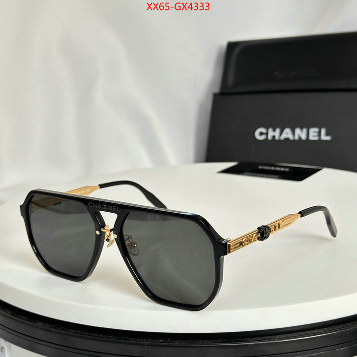 Glasses-Chanel how to buy replcia ID: GX4333 $: 65USD