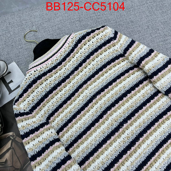 Clothing-Chanel can you buy knockoff ID: CC5104 $: 125USD