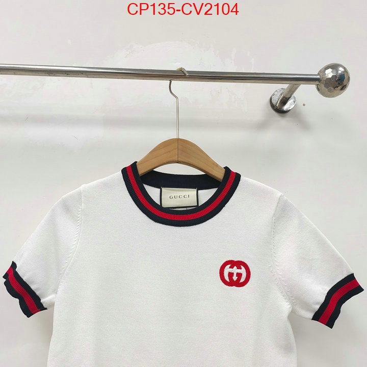 Clothing-Gucci aaaaa class replica ID: CV2104 $: 135USD