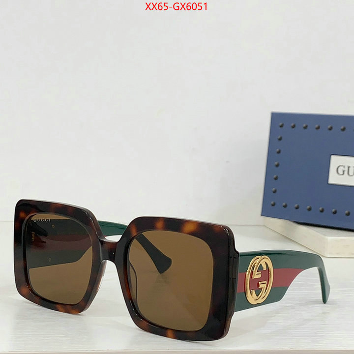 Glasses-Gucci top perfect fake ID: GX6051 $: 65USD
