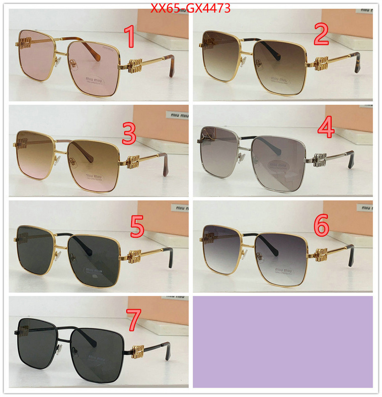 Glasses-Miu Miu high quality happy copy ID: GX4473 $: 65USD