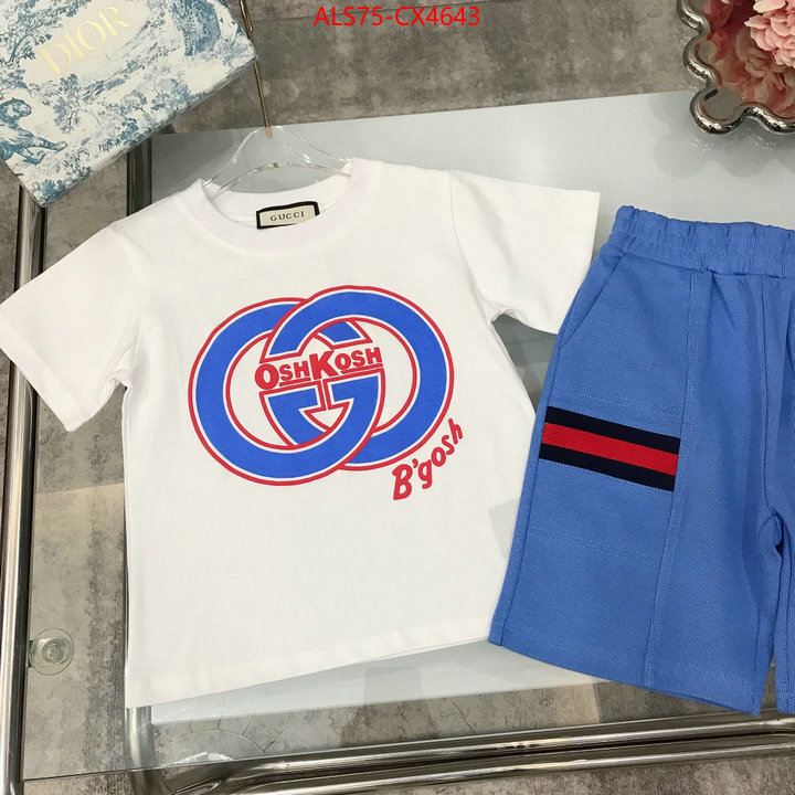 Kids clothing-Gucci highest quality replica ID: CX4643 $: 75USD