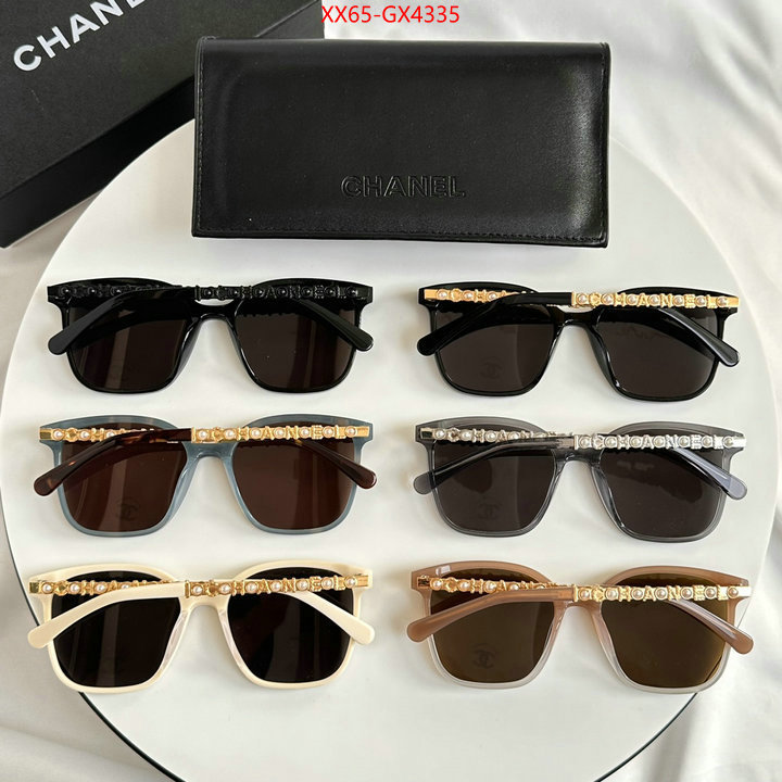 Glasses-Chanel fake designer ID: GX4335 $: 65USD