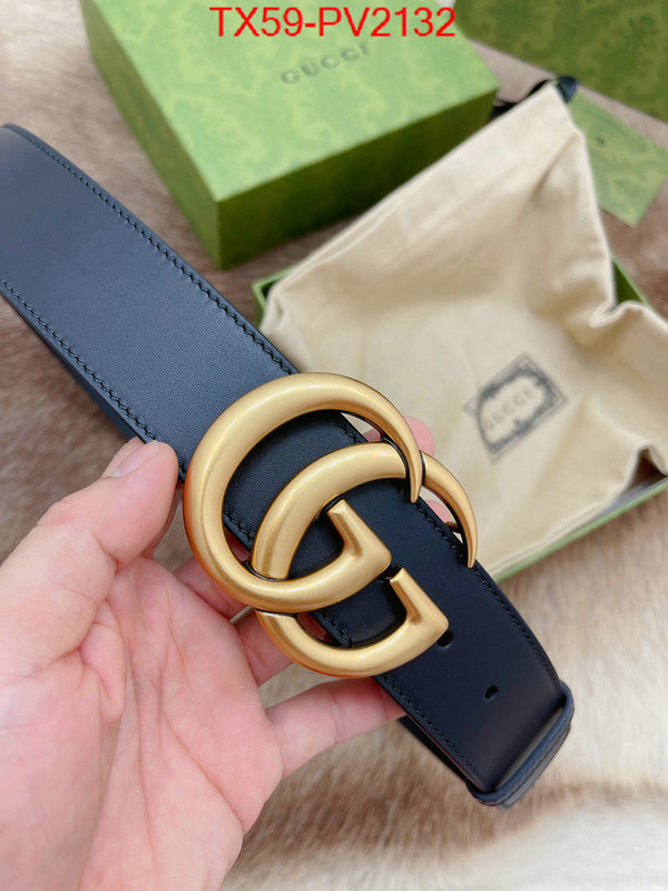 Belts-Gucci high quality 1:1 replica ID: PV2132 $: 59USD