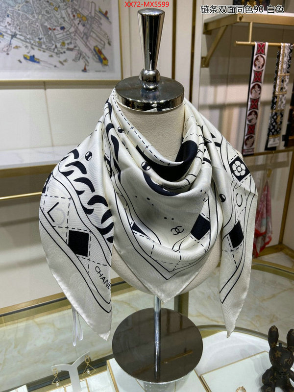 Scarf-Chanel replica for cheap ID: MX5599 $: 72USD