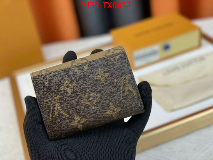LV Bags(4A)-Wallet best wholesale replica ID: TX6452 $: 39USD,