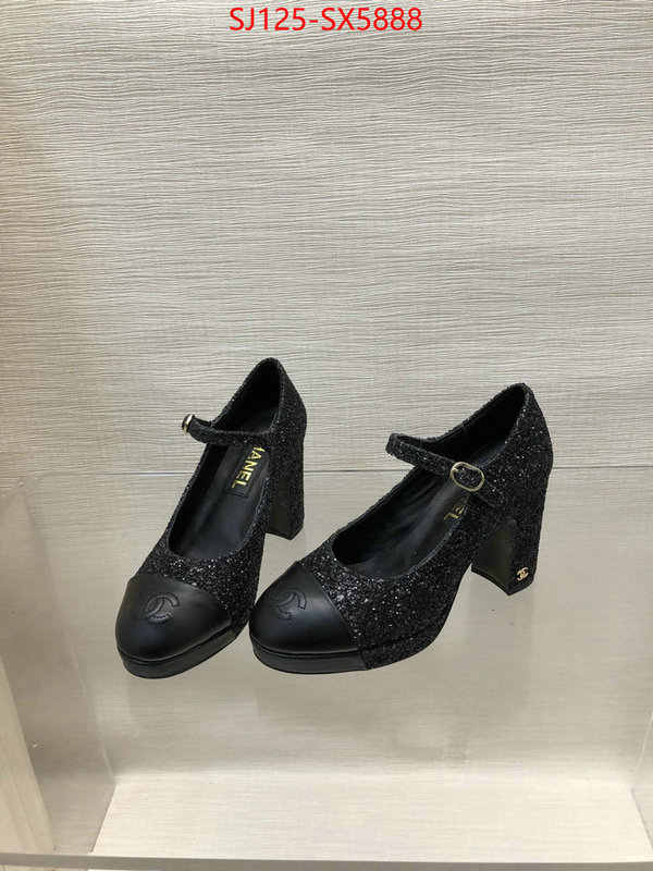 Women Shoes-Chanel aaaaa+ class replica ID: SX5888 $: 125USD