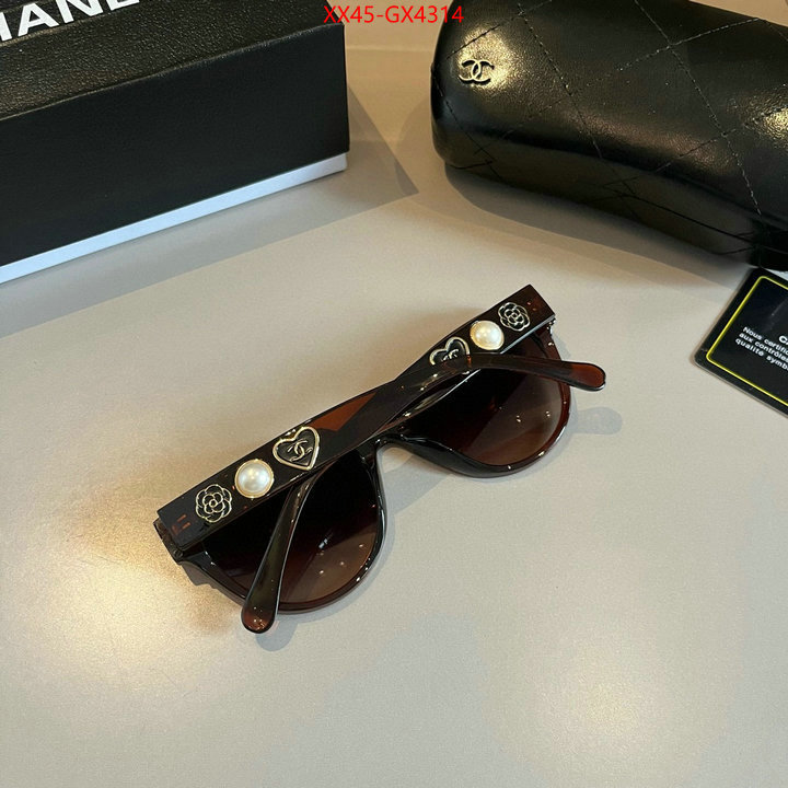 Glasses-Chanel top quality fake ID: GX4314 $: 45USD