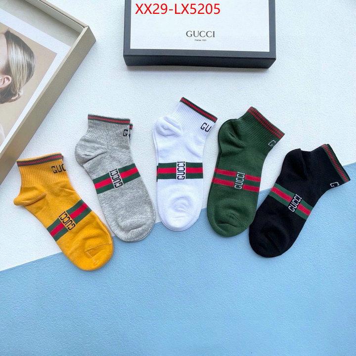 Sock-Gucci buy top high quality replica ID: LX5205 $: 29USD