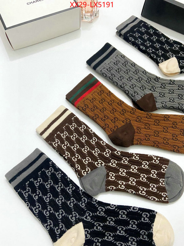 Sock-Gucci every designer ID: LX5191 $: 29USD
